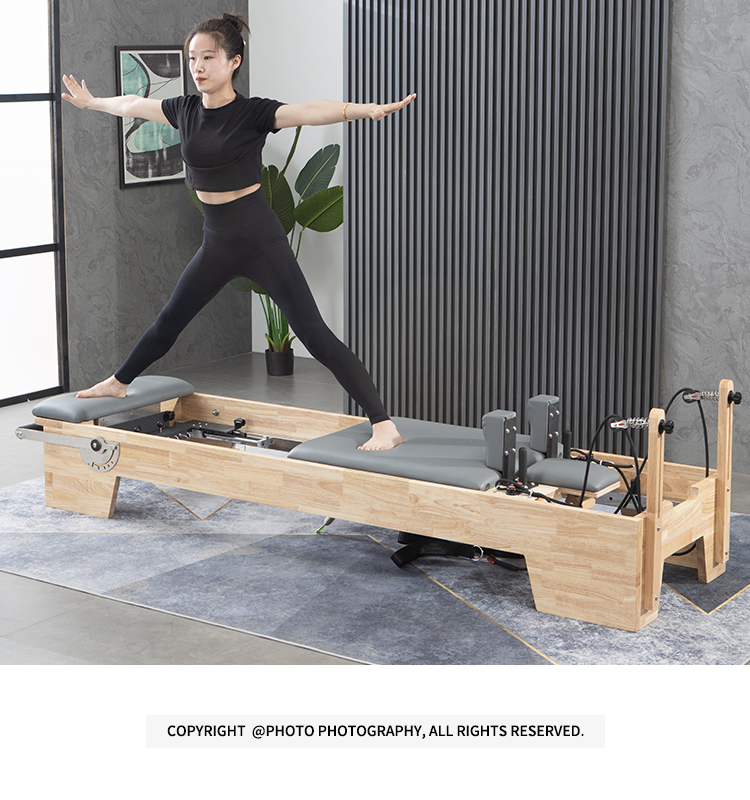 Oak Wide Foot Pilates Reformer