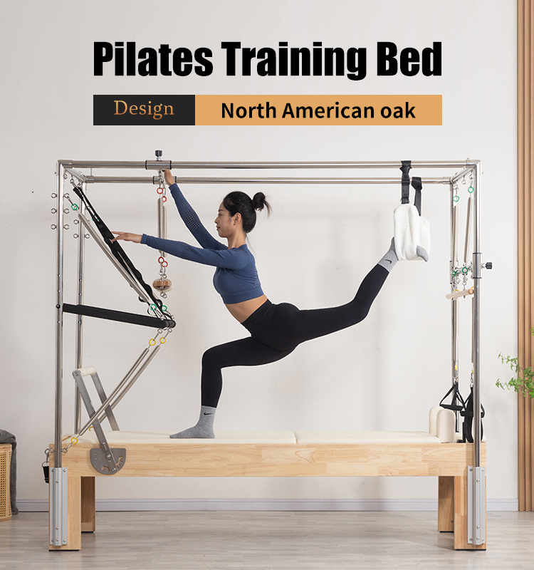 Oak Flat Bed Pilates Equipment