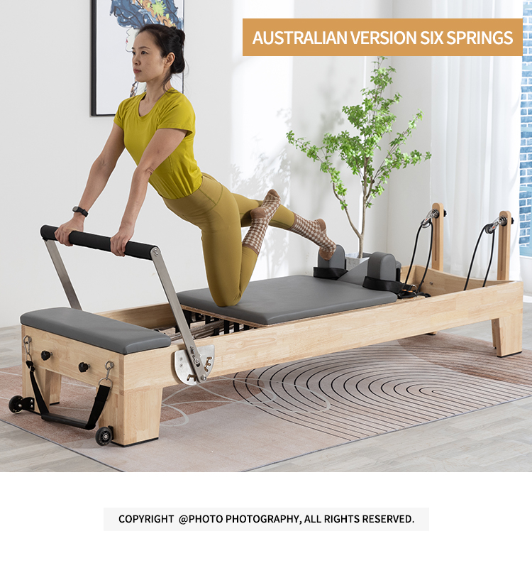 Oak Wide Foot Pilates Reformer