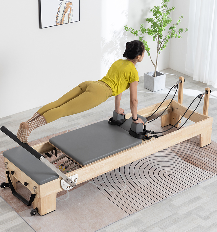 Oak Wide Foot Pilates Reformer