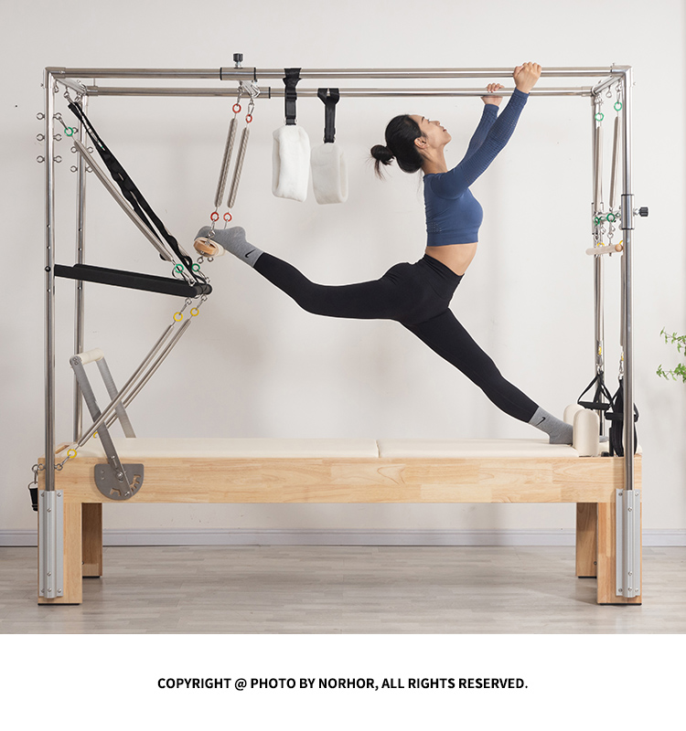 Oak Flat Bed Pilates Equipment