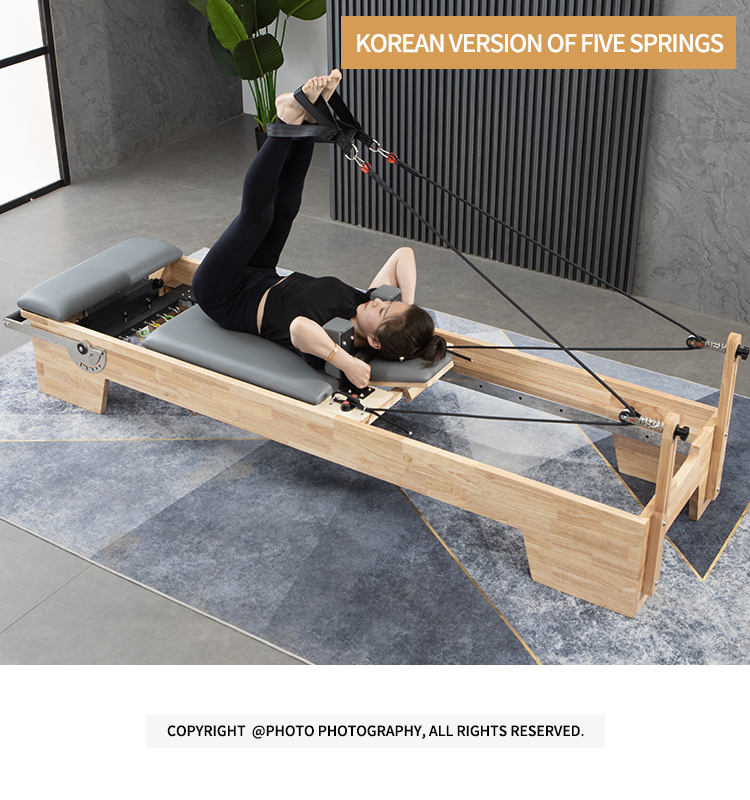 Oak Wide Foot Pilates Reformer