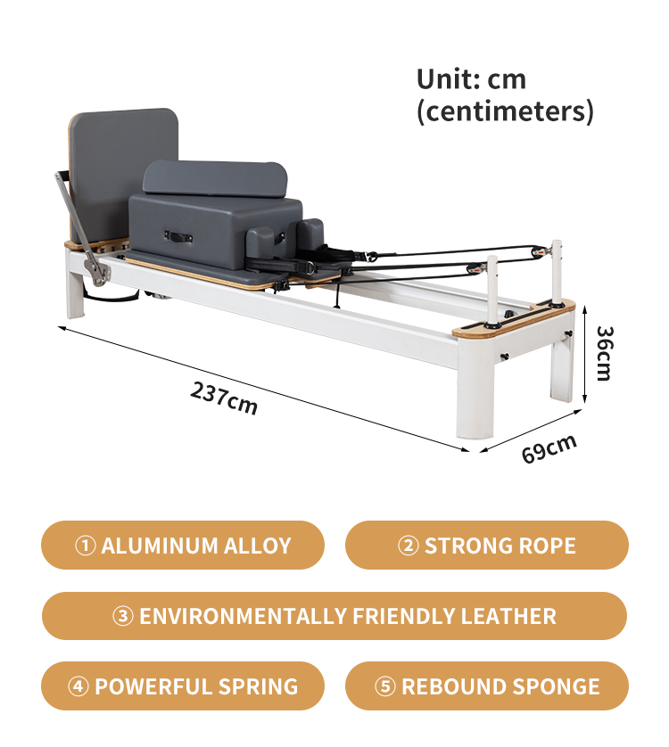 Folding Aluminium Pilates Reformer