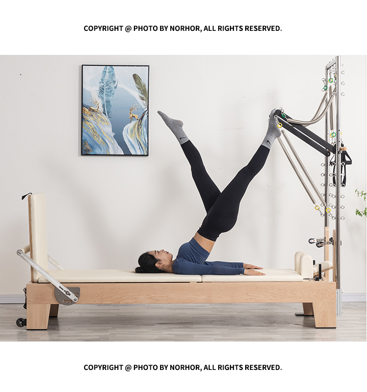 Maple Pilates Reformer with Tower