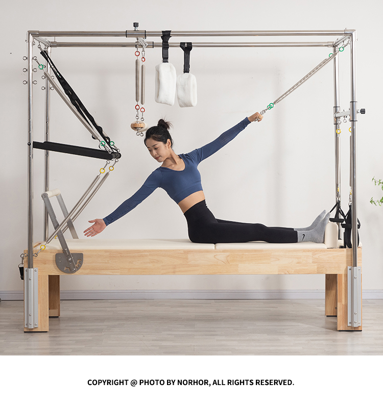 Oak Flat Bed Pilates Equipment