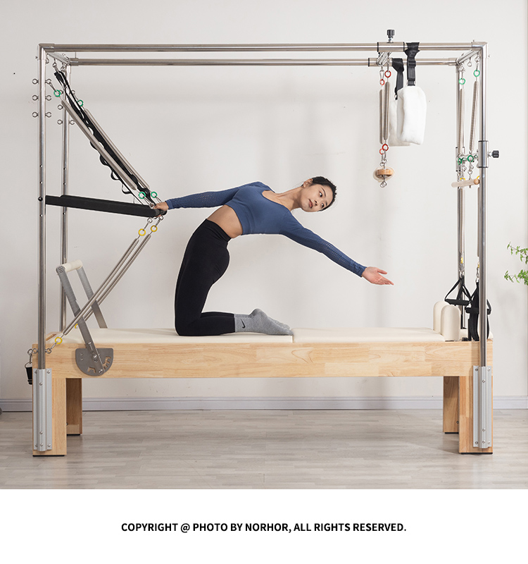 Oak Flat Bed Pilates Equipment