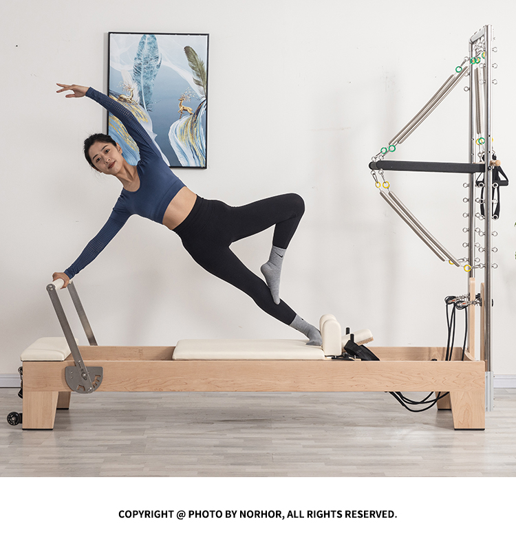 Maple Pilates Reformer with Tower